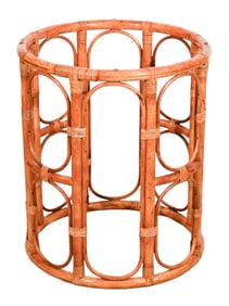 Mid Century Bamboo Round Table Base