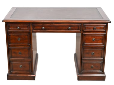 Hooker Cherry Creek Leather Top Executive Desk