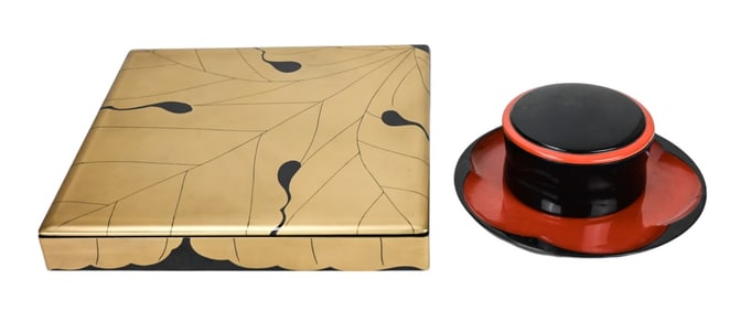 Japanese Lacquer Ware Table Containers Boxes