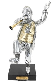 Frank Meisler Mixed Metal Sculpture Dancer