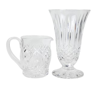 Waterford Crystal Vase & Pitcher