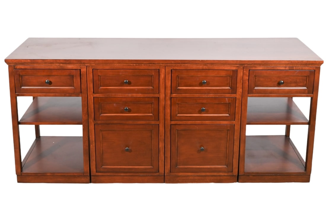 Mid Century Modern Bassett Sideboard: Mid Century Modern Sideboard.Measures 30 inches x 69 inches x 24 inches.