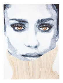 Ariel Szubert Signed Mixed Media Acrylic Painting