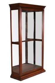 Mid Century Glass Curio Cabinet