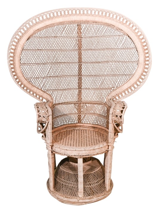 Wicker Rattan Emmanuelle Peacock Chair (1 of 11)