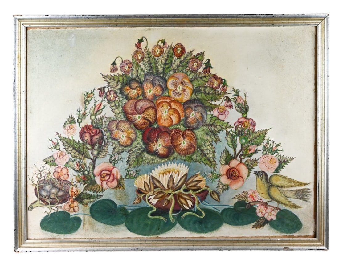 19th C Oil Painting of Botanical Still Life (1 of 7)