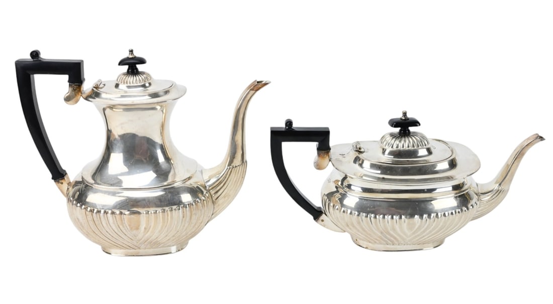 Cheltenham Sheffield Silver Plate Coffee & Tea Pot (1 of 14)