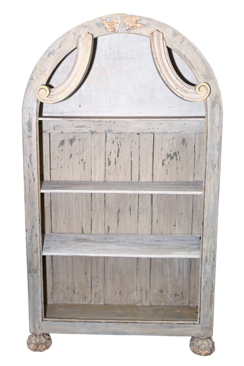 Antique Swedish  Hand Carved Open Display Case (1 of 12)