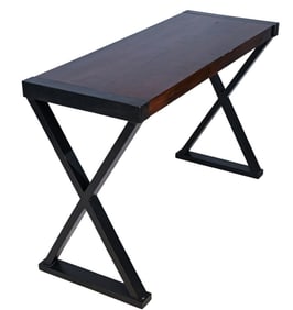 Art Deco X Base Console Table