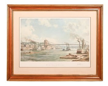John Stobart Signed Lithograph Queen City of West
