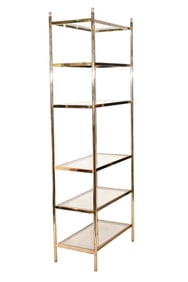 Regency Style 6 Shelf Etagere / Display Shelf