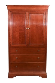 Stickley Arts & Crafts Mission Cherry TV Armoire