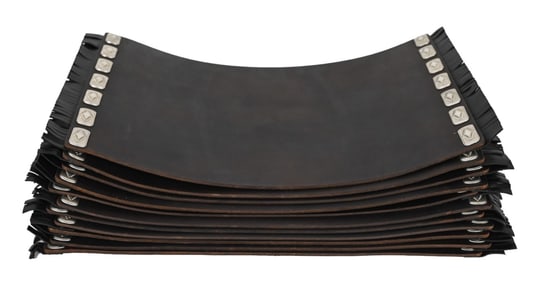Hand Made Concho Style Quality Leather Placemats
