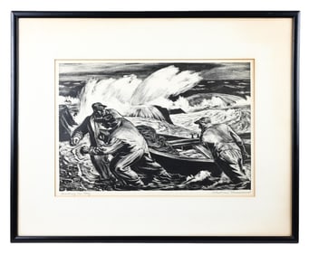 Robert von Neumann Signed Lithograph Gallery Tag