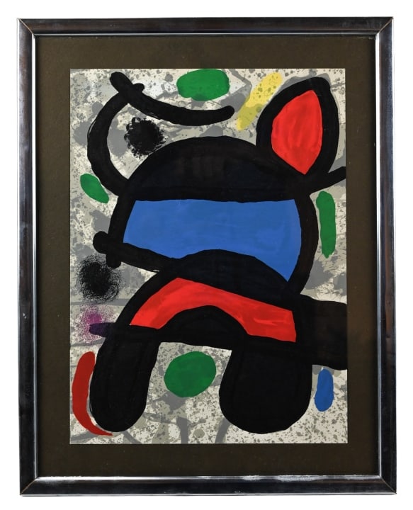 Joan Miro Lithograph Composition 4 From Sculptures (1 of 7)
