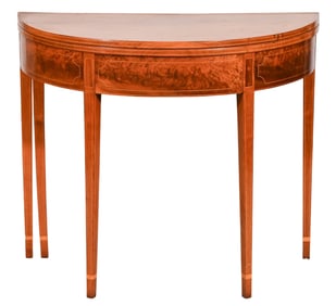 George III Style Satin Wood Game Table