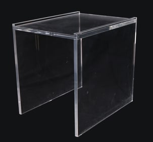Mid Century Lucite Side Table