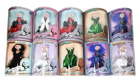 10 Marilyn Monroe DSI 1993 Collectors Dolls in Box