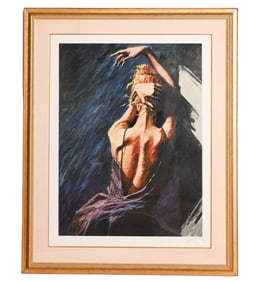 Aldo Luongo "Artistic" Acrylic Painting on Board