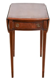 English Hand Carved Pembroke Table