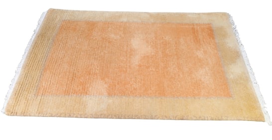 Modern Odegard Hand Knotted Yellow & Orange Rug