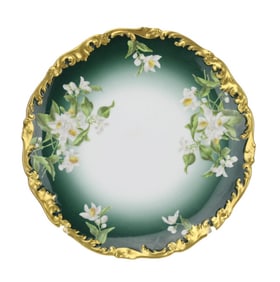 Antique Limoges Hand Painted Porcelain Platter