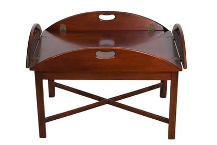 Georgian Style Mahogany Butler's Coffee Table