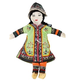 Antique Hand Made Siberian Wedding Doll