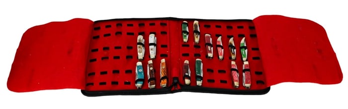 Collection 15 Folding Pocket Knives, 5 Companies