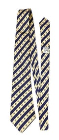 Hermes France Men's Silk Tie Panda Bear Pattern