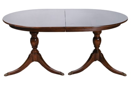 Henkel Harris Solid Mahogany Dining Room Table
