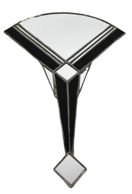 Art Deco Style Stained Glass Decorative Panel