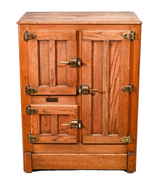 Antique Oak Ice Box Chest (1 of 18)