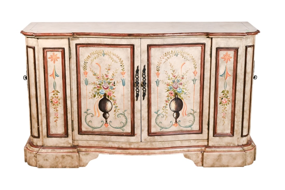 French Country Hand Painted Console Table (1 of 15)