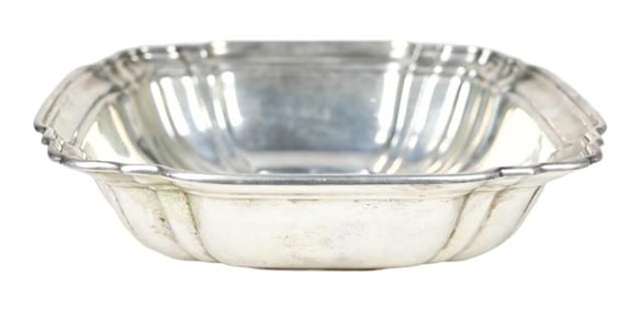 Gorham Sterling Silver Serving Bowl Scalloped Edge