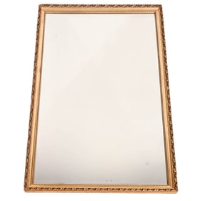 Vintage Hand Carved Gilt Floor Mirror