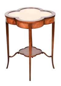 Antique Edwardian Mahogany Bijouterie Table