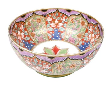 Antique 19th C Minton Imari Ware Porcelain Bowl