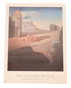 S. Dali Museum Exhibit Poster Dated 1962