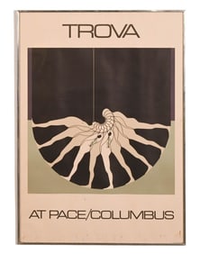 Ernest Trova Exhibition Pace Columbus Poster 1970