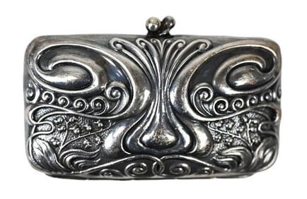 Lyn Gaylord Vintage Sterling Silver Belt Buckle