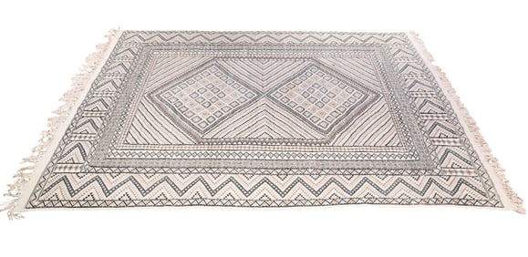 Hand Woven Wool Dhurrie Tribal Carpet