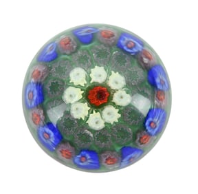 Strathearn Scotland Small Millefiore Paperweight