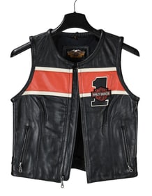 Harley Davidson Woman's Leather 3 Color Vest