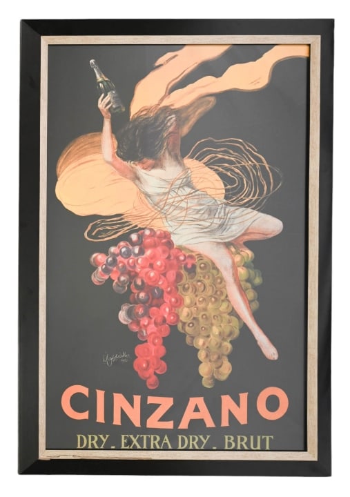Asti Cinzano Framed Advertising Poster (1 of 11)