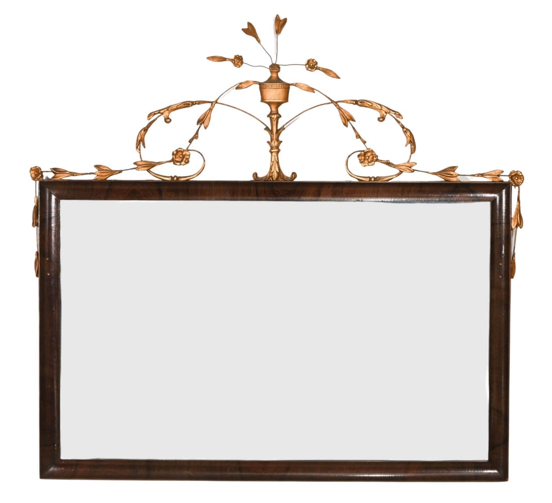 Antique Italian Hand Carved and Gilt Wall Mirror (1 of 12)