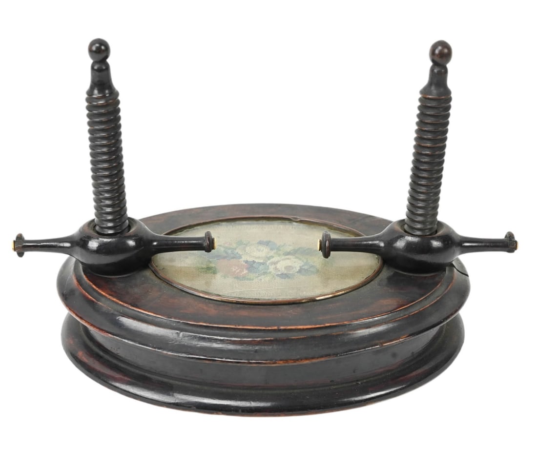 Antique Victorian Hand Carved Flower Press (1 of 8)