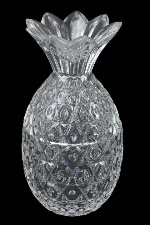Crystal Glass 2 Piece Pineapple Form Centerpiece (1 of 9)