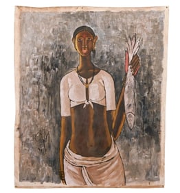 B. Prabha Untitled Oil on Canvas