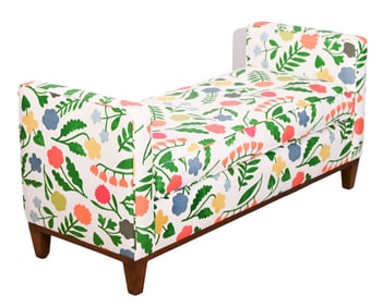 Christopher Farr Upholstered Swedish Style Bench
